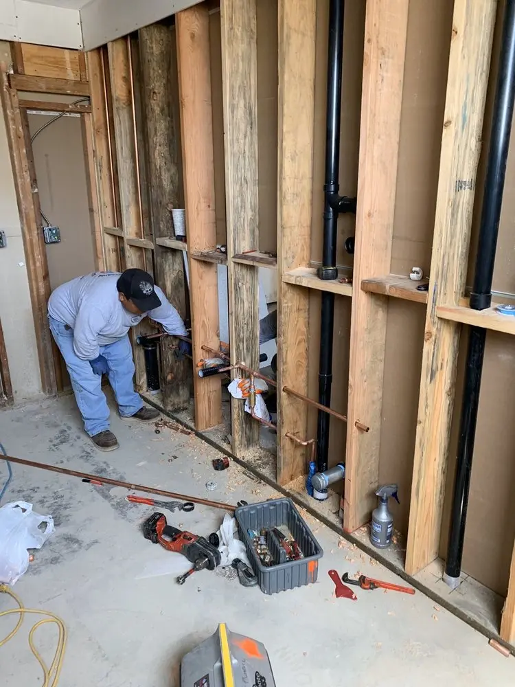 Commercial rough-in plumbing for Water Heater Replacement in Magnolia Bluff